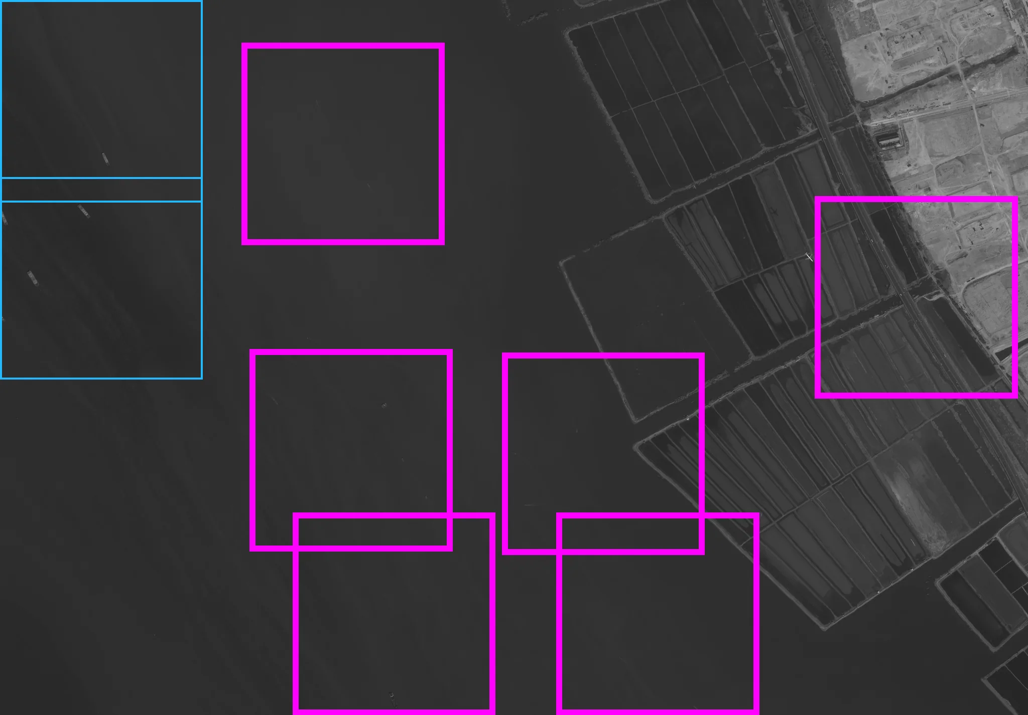 Deterministic maritime tile grid