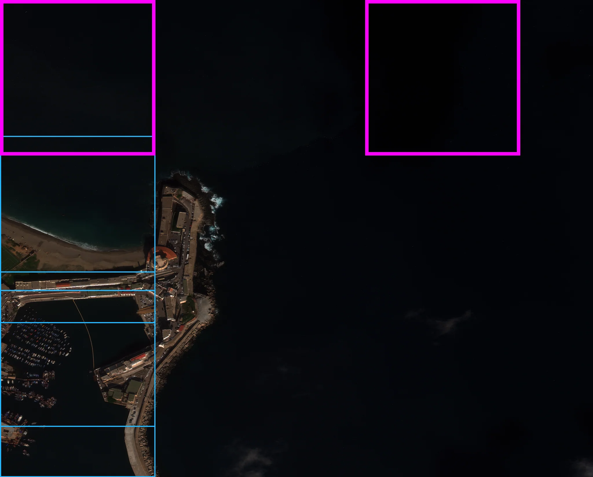 Annotation-driven recovery tile coverage